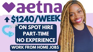 Aetna Is Hiring I No Experience Non Phone Work From Home Jobs [upl. by Karisa14]