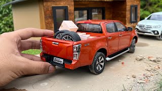 Mini ISUZU DMAX Truck  Offroading  Diecast Model Car Unboxing [upl. by Eadmund]