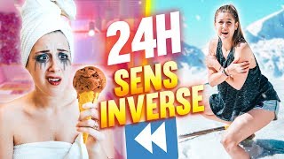 VIVRE PENDANT 24H EN SENS INVERSE  24H CHALLENGE  DENYZEE [upl. by Alyakcm941]