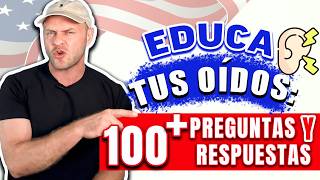 100 Preguntas y Respuestas Clave en Inglés para Conversaciones Diarias  Aprende y Educa Tus Oídos [upl. by Rebak]