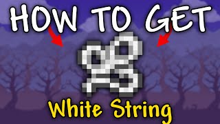 How to Get White String in terraria  White String guide [upl. by Ainat946]