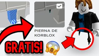 😲 Como Tener La KORBLOX Pierna GRATIS En Roblox 2024 FÁCIL ✅ [upl. by Hardie]