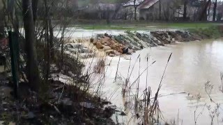 Inondations à CornysurMoselle le 9 février 2016 [upl. by Jerroll]