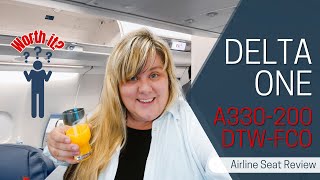 Delta One A330200 Review  What to expect  Plus Size Friendly  Worth the money  DTWFCO [upl. by Timi]