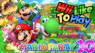 WiiLikeToPlay  Mario Party 10 Funny Moments [upl. by Attennot908]