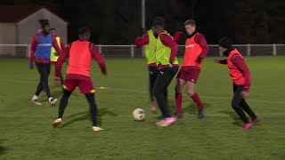 Le club de football FC Chauvigny affronte le club professionnel du Havre en Coupe de France [upl. by Andra]