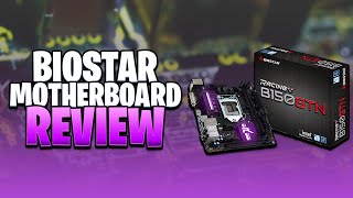 Biostar Racing B150GTN ITX LED Motherboard Review [upl. by Gay]