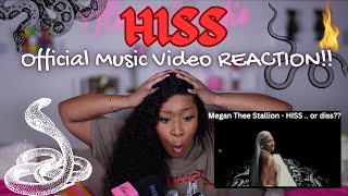 Megan Thee Stallion  HISS Official Video REACTION ✍🏾❄️🔥🐍 [upl. by Nikki]