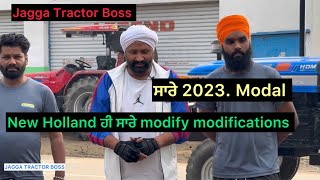 Jagga Tractor Boss New Holland  John Deere Mahindra Arjun novo  Swaraj modify modifications [upl. by Dardani]