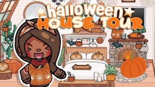 Halloween Family House Tour🎃🦇🔊VOICED  Toca Life House Tour 🌍 [upl. by Kylstra279]