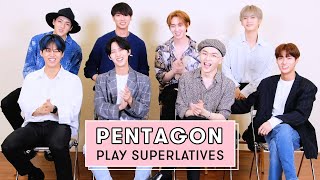 PENTAGON Reveals Whos the Biggest Flirt the Funniest and More  Superlatives [upl. by Lock]