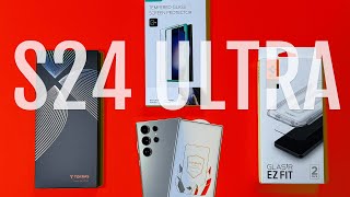 Bestes Panzerglas  Galaxy S24 Ultra  Spigen vs Torras vs ESR [upl. by Patrizia]