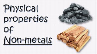 PHYSICAL PROPERTIES OF NONMETALS  metals and nonmetals  Science [upl. by Purdum]