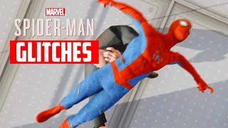 Marvels Spider Man PS4  Funny Glitches amp Bugs Compilation [upl. by Nednarb]