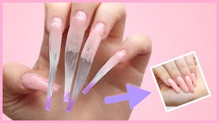 Trying Fiberglass Nails [upl. by Phelia]