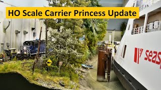 Scratch Built HO Scale Carrier Princess Update  Build Review  Boomer Diorama   284 [upl. by Pleione]