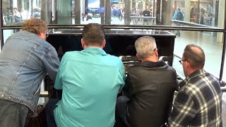 Four Dudes Smash A Public Piano [upl. by Sontag]