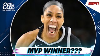 Has Aja Wilson SOLIDIFIED herself as MVP  The Elle Duncan Show [upl. by Atiram]