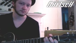 The Almosts Dusty Redmon and his Gretsch Duo Jet amp G5222 Compact Amp  Gretsch Guitars [upl. by Azilef]