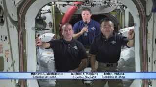 NASA and JAXA ISS Astronauts Congratulate Gravity on Academy Awards [upl. by Henri]