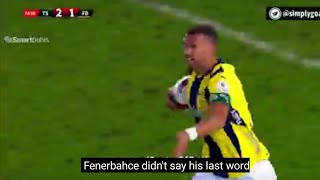 Edin Dzeko Goal Trabzonspor Vs Fenerbahçe 22 All Goals Analysis amp Extended Highlights [upl. by Ahsekram836]