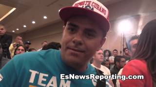 gamboa vs crawford team gamboa excited for fight EsNews Boxing [upl. by Cornish]