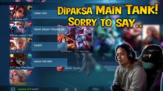 COMETOPAPA DIPAKSA MAIN TANK DAN DIBACOT PUBLIC SINI SAYA AJAR MLBB [upl. by Lang]