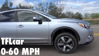 2014 Subaru Crosstrek XV Hybrid 060 MPH Test Does AWD  Hybrid  Slow [upl. by Thurmond640]