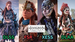 DLSS vs FSR vs XESS vs DLAA  Horizon Forbidden West WHICH IS BETTER [upl. by Eduino]