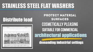 Stainless Steel Flat Washers [upl. by Jr]