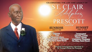 Celebrating the Life amp Legacy of St Clair Adolphus Prescott  Lloyd [upl. by Neitsirhc]