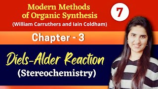 Diels alder reaction stereochemistry Examples  Organic chemistry Pericyclic reactions Carruthers [upl. by Lananna]