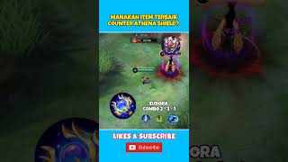 Counter Item Athena Shield ini Rahasianya shorts mobilelegends [upl. by Horowitz]