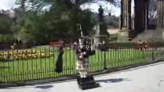 Scotland The Brave in Edinburgh Bagpipes [upl. by Rednal]