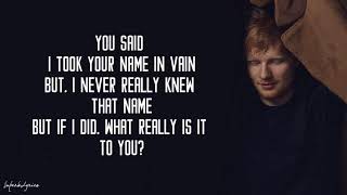 Ed Sheeran  Hallelujah Lyrics [upl. by Luben]