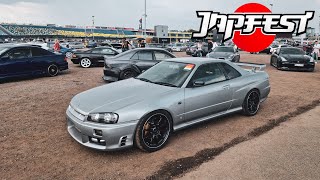 Nissan Skyline R34  TT Circuit Assen  JapFest 2024 POV Hotlap [upl. by Aihsem]