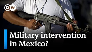 US Republicans call for military intervention into Mexico’s drug war  DW News [upl. by Yanrahs]