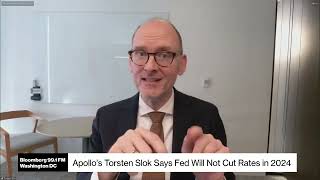 Apollos Torsten Slok Sees Rate INCREASES in 2024 [upl. by Hooker]