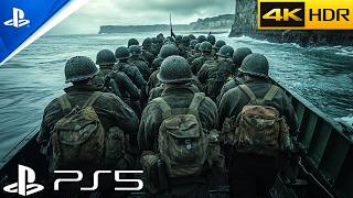 Omaha Beach  DDay 1944 PS5 Immersive ULTRA Graphics Gameplay 4K60FPS Call of Duty [upl. by Stefano606]