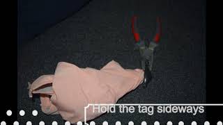 how to remove security tag from cloths in less than a minute [upl. by Atnahs394]