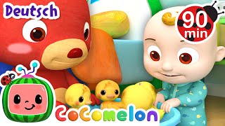 Das Entensuchlied  CoComelon  JJs Animal Time Deutsch  Cartoons und Kinderlieder [upl. by Hamlin]