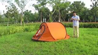 How to fold a 2 layers pop up tent 2 seconds tent [upl. by Dragelin]