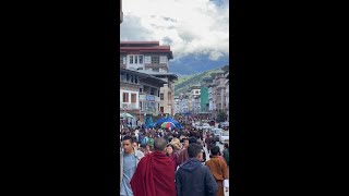 THIMPHU CITY DURING TSHECHU FESTIVAL [upl. by Gamaliel]