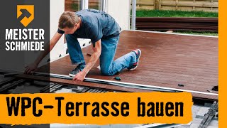 WPCTerrasse bauen  HORNBACH Meisterschmiede [upl. by Udele]