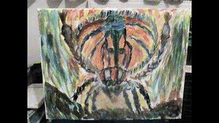 Painting with Pseudonymonic  Maratus Volans Speedpaint [upl. by Tod]