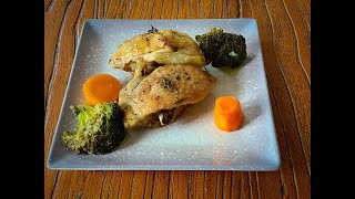 Pollo con brócoli al horno  Fácil y rico [upl. by Adnilemreh]