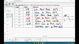 Geometry 32 Parallel Lines and Angles [upl. by Wiersma]