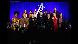 Funniest Moments From Avengers Endgame Press Conference [upl. by Noivart]