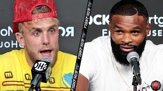 HIGHLIGHTS  JAKE PAUL VS TYRON WOODLEY POST FIGHT PRESS CONFERENCE [upl. by Ahtnicaj]