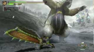 Monster Hunter 3 Ultimate  Lagombi Gameplay Wii U [upl. by Lamak]